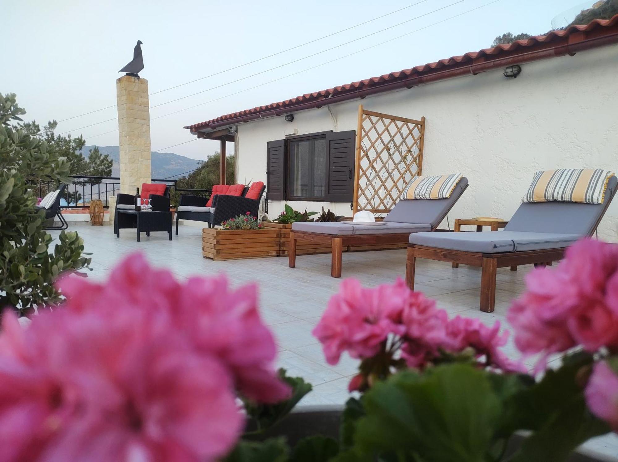 Summer Dream Cottage, 2Br, Beautiful Sea View Мохлос Экстерьер фото